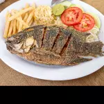 Mojarra al mojo de ajo