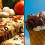 Pizza + helado