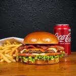 117 Burger Bacon+Fritas+coca Lata
