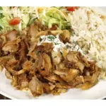 Ensalada, Arroz y Carne