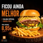 X Salada Especial + Batata frita
