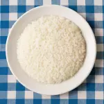 Guarnición de arroz blanco