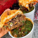 Torta de birria