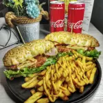 Sandwich milanesa pizzera 2x1