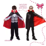 Capa Drácula Reversible Infantil