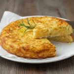 Tortilla de papa  c/ cebolla