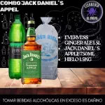 Jack Daniel´s Apple+Evervess+Hielo