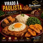 VIRADO À PAULISTA /BISTECA+OVO FRITO