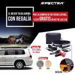 Toldo con rack de techo