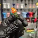 Piteira de Vidro Cogumelo 5mm