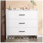 Gabinete para zapatos blanco 3 niv.