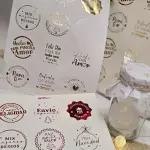 Stickers Estampado x 12 Navidad