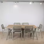 Set Ipanema Kaki Mesa180x90+6 sillas