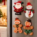 Set de imanes navideños para nevera