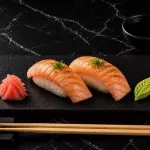 Nigiri de Salmón Flambeadox2