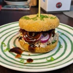 Burguer salmão grelhado