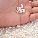 Imitación de perlas de río No. 1