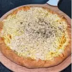 pizza palmito ao creme
