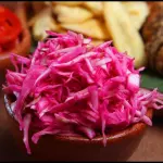 Encurtido de repollo morado