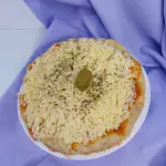 Pizza de muçarela veg p congelada