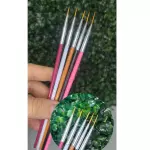 Kit C/5 Pincel Finos Para Decoração