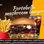 Portobello mushroom burger ¡COMBO!