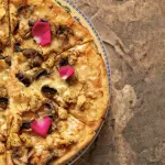 FUNGHI E POLLO ALL'AGLIO