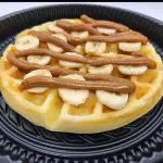 Waffle de dulce de leche