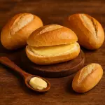 Pão com manteiga na chapa