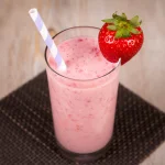 SUCO DE MORANGO C/LEITE