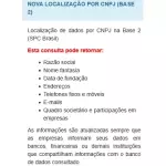 NOVA LOCALIZAÇÃO POR CNPJ (BASE 2)