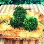 Tortinha low carb brócolis queijo