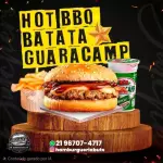 Hot BBQ, batata P, guaracamp.