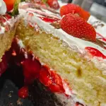 Torta de chocolate y vainilla