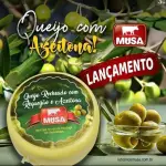 QUEIJO RECHEADO MUSA /AZEITONA 500G
