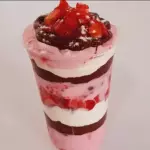 Copos de Frozen Morango