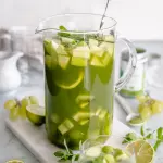 Jarra de té verde
