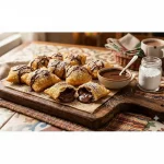 10 Mini pasteis de chocolate
