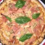 Pizza prosciutto e funghi