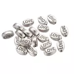 Separador Love plateado