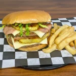 Hamburguesa Hawaiana doble