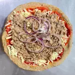 Atum com cebola