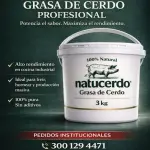 Grasa de Cerdo Natucerdo x 3000g