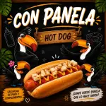 HOT DOG CON PANELA