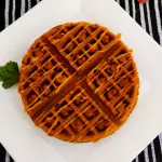 Waffle choco dulce de leche