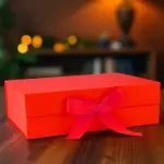Caixa de Papel Rígido Vermelho