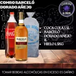Barceló Dorado1L+Coca Cola1.5L+Hielo