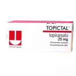 Topictal 25mg caja x 28 comprimidos