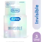 PRESERVAT.DUREX INVISIBLE 3 UND