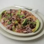 Aguachile con pulpo